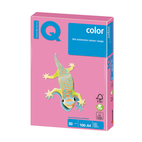 картинка Бумага для офисной техники цветная A4 IQ color NEOPI неон розовая, 80г/м2, 100л/пачка магазина КанАрт Екатеринбург