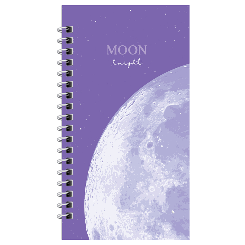 картинка Записная книжка 95*175мм 96л клетка Meshu MS_52915 "Moon light", спираль, твердая обложка магазина КанАрт Екатеринбург