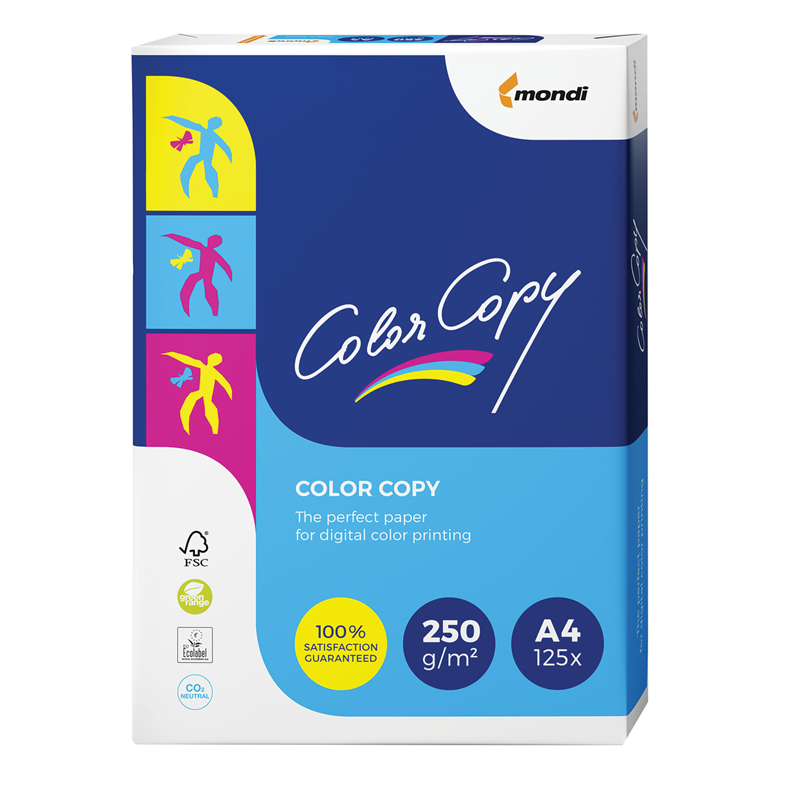 картинка Бумага для полноцветной лазерной печати A4 Color Copy А4-34792, А++, 125л, 250г/м2, 161%(CIE) магазина КанАрт Екатеринбург