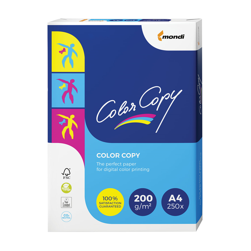 картинка Бумага для полноцветной лазерной печати A4 Color Copy A4-26461, А++, 250л, 200г/м2, 161%(CIE) магазина КанАрт Екатеринбург